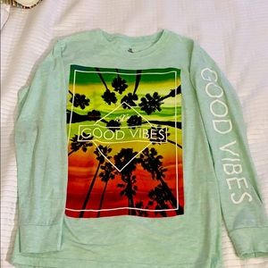 Good vibes long sleeve t-shirt